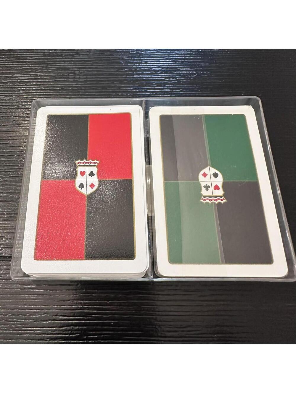 Vintage Dal Negro Italy Double Deck Playing Cards Sealed Kardwell EUC
